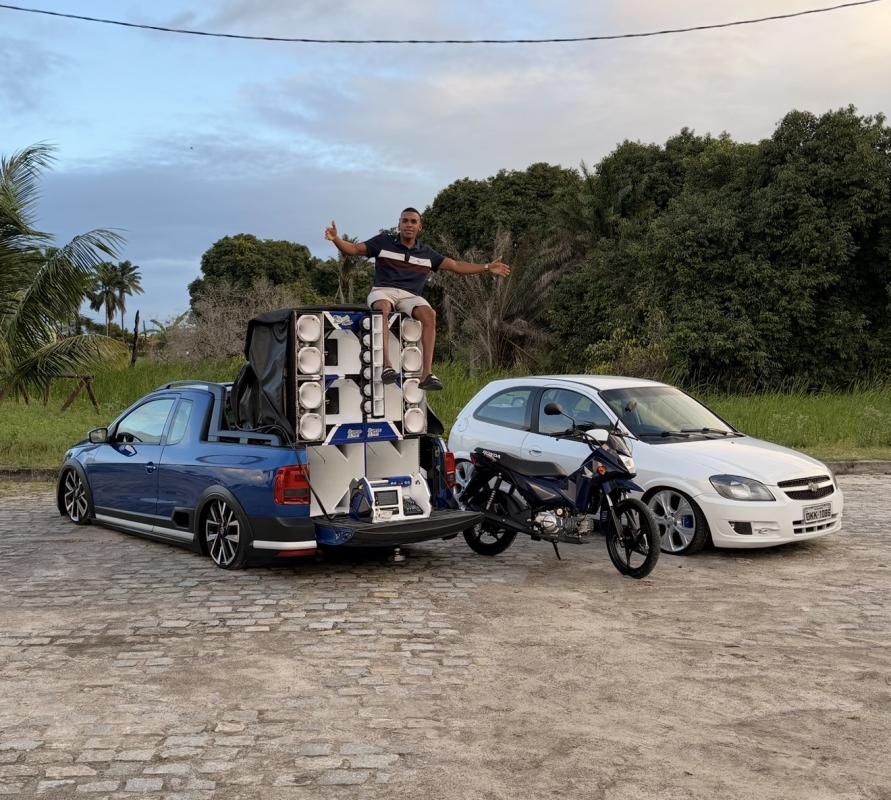Saveiro croos + Paredão