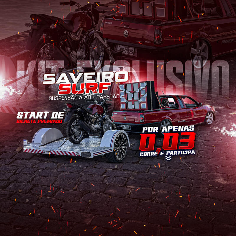 Saveiro Surf + Susp.Ar + Paredão